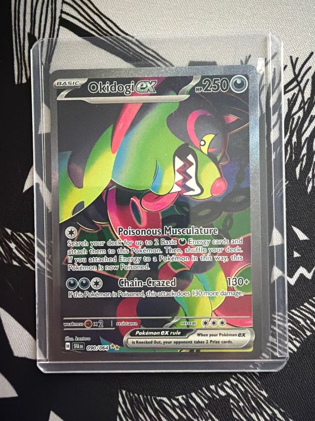 Carta Pokémon Okidogi EX 090/064