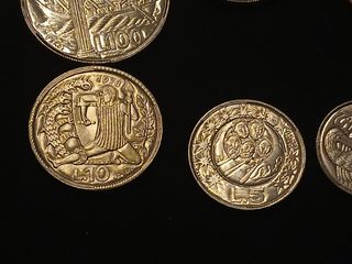 Lote 7 monedas San Marino 1973 SC