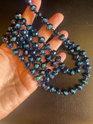 Collana strass bigiotteria americana