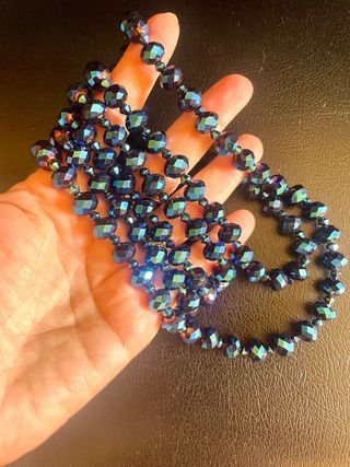 Collana strass bigiotteria americana