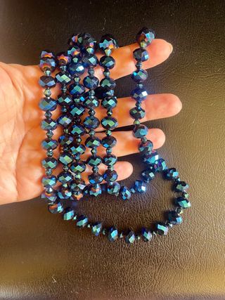 Collana strass bigiotteria americana