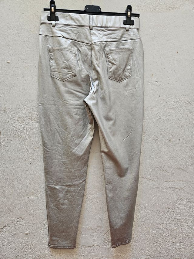 Pantalón plateado Shein talla L