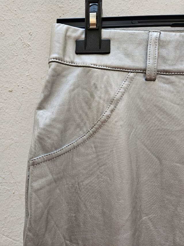 Pantalón plateado Shein talla L