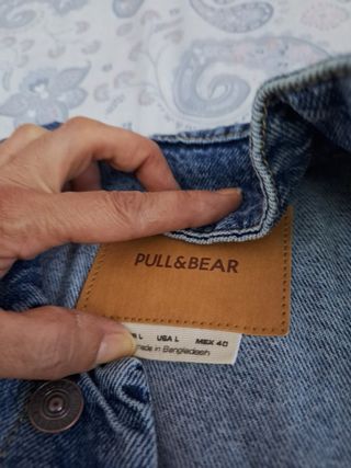 Cazadora Vaquera Hombre Pull&Bear Azul