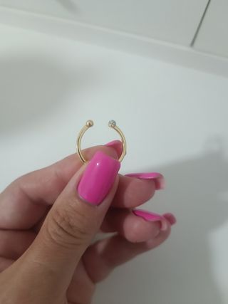 Anillo Pdpaola Oro 18k Diamantes Ajustable