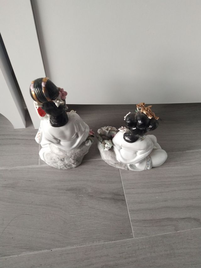 Figuras Chinas Músicos Cerámica