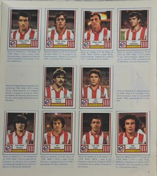 Álbum cromos Fútbol 83 Panini completo