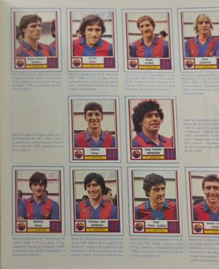 Álbum cromos Fútbol 83 Panini completo