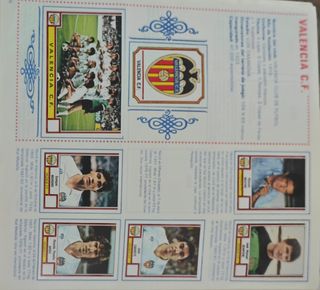 Álbum cromos Fútbol 83 Panini completo