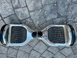 Hoverboard plateado
