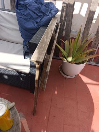 Mesita exterior madera Ikea