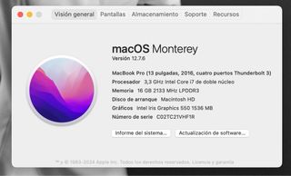 MacBook Pro 13 2016 1TB