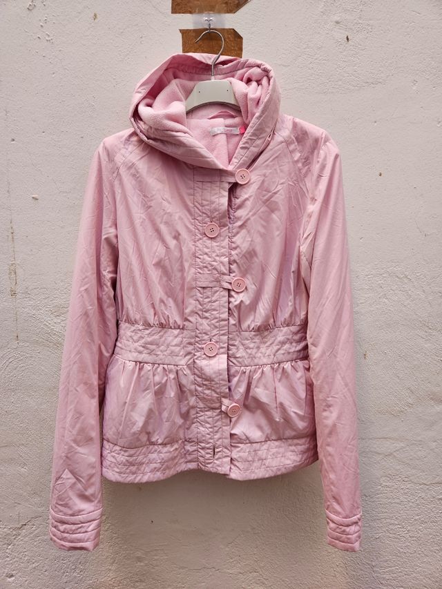 Chaqueta rosa anorak acolchada talla L de Kira Pla