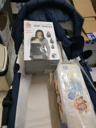 Carrito de bebé completo sin usar Krasnal Bavario