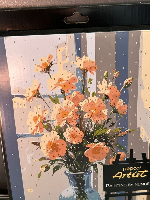 Dipinto con i numeri «Fiori» 18 colori