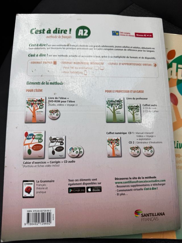 C'EST A DIRE A2 EXERCICES+CD+CORRIGES