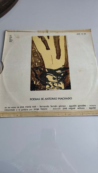 Vinilo Poesías de Antonio Machado