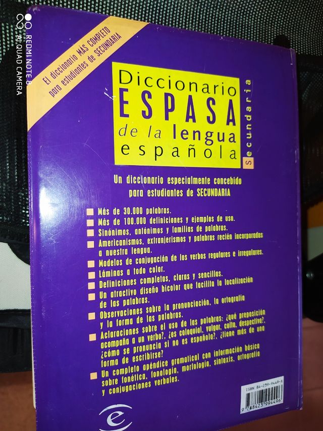 Diccionario español secundaria
