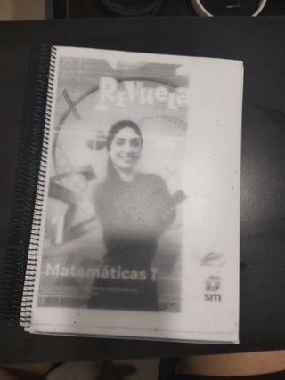Libro Matemáticas 1 bachillerato revuela