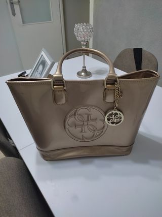 Bolso Guess Original Dorado