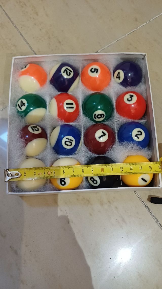Bolas de billar americano Mini billar sin estrenar