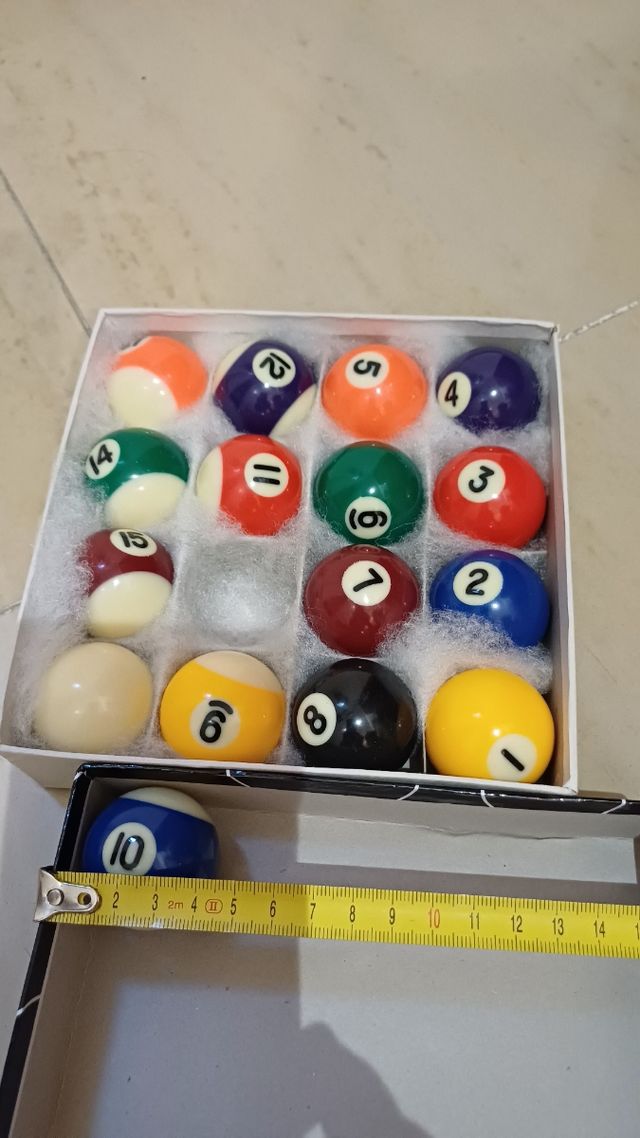 Bolas de billar americano Mini billar sin estrenar