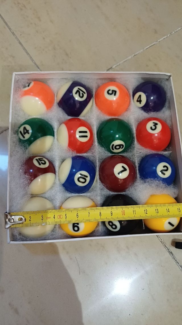 Bolas de billar americano Mini billar sin estrenar