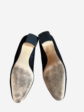 Zapatos Zara Mujer Talla 39 Piña Joya Tacón Medio