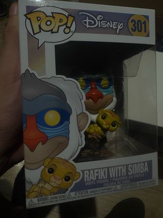 Funko Pop! Disney Rafiki con Simba 301