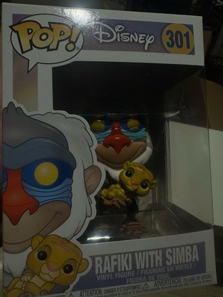 Funko Pop! Disney Rafiki con Simba 301