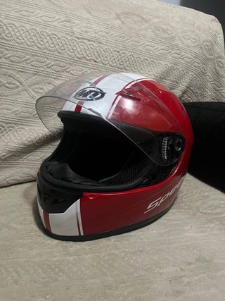 Casco Karting Rojo y Blanco