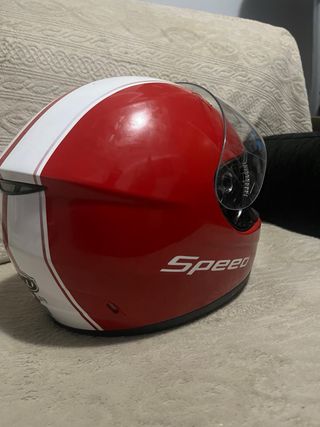 Casco Karting Rojo y Blanco