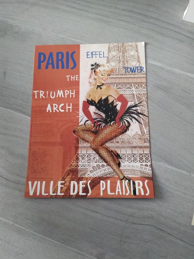 4 Láminas Decorativas París Montmartre