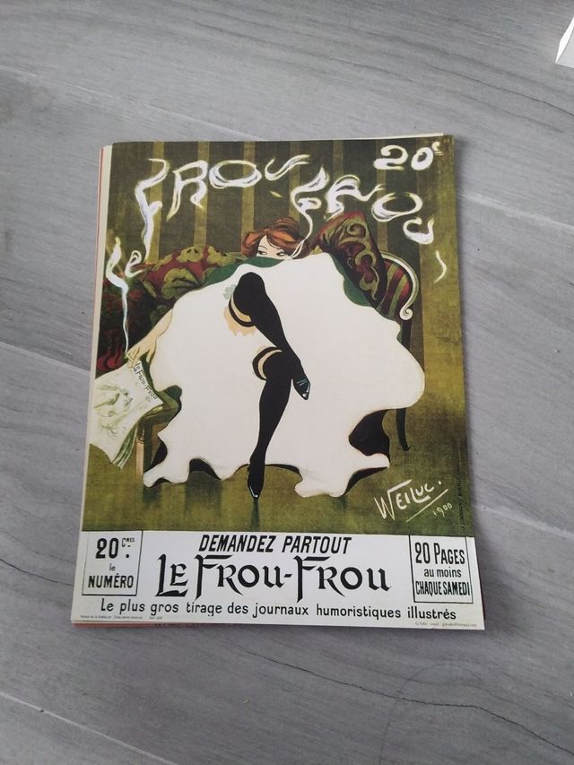 4 Láminas Decorativas París Montmartre