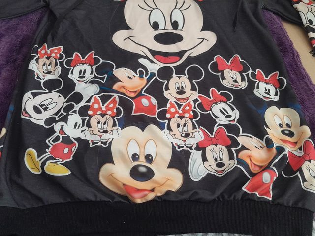 Sudadera Maxi Minnie Mickey.
