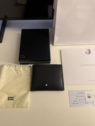 Cartera Montblanc 4 tarjetas, monedero