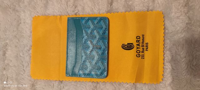 Tarjetero Goyard Azul