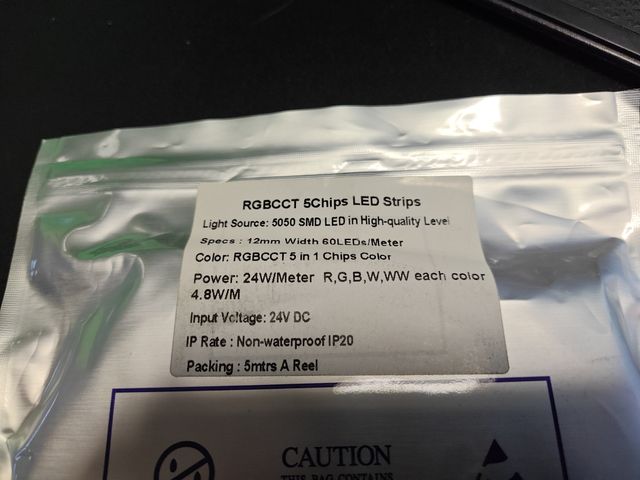 2 Tiras LED RGBCCT 5m 24V