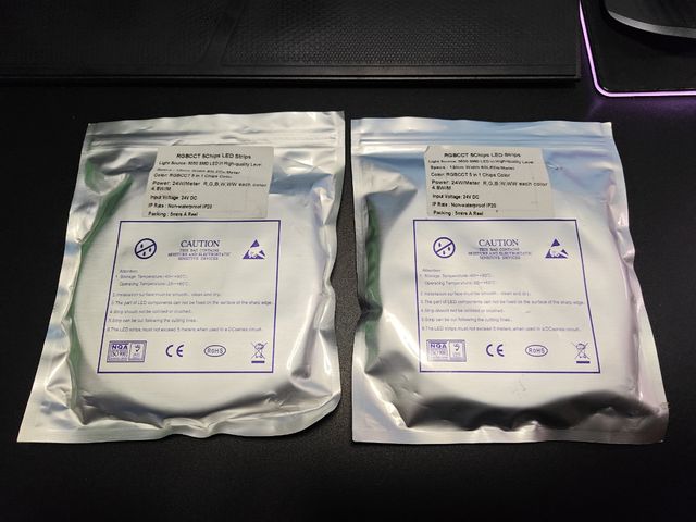 2 Tiras LED RGBCCT 5m 24V