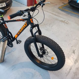 Fatbike Negra y Naranja nueva 
