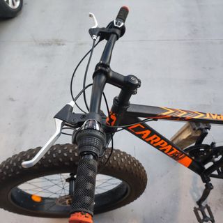 Fatbike Negra y Naranja nueva 
