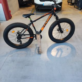 Fatbike Negra y Naranja nueva 

