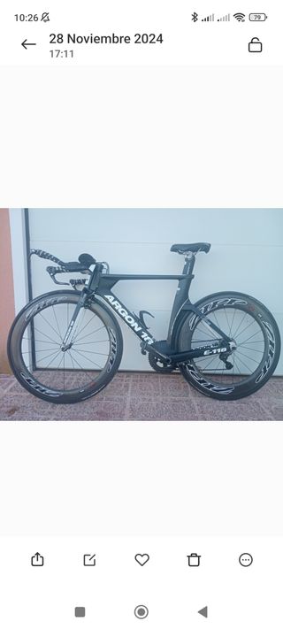 Bici bike Bicicleta de carretera / triatlón Argon 