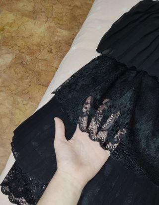 Vestido de fiesta vintage negro