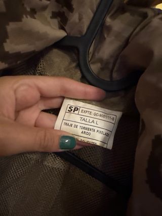 Traje Intemperie Árido Pixelado