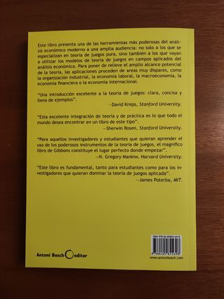 Un primer curso de teoría de juegos
