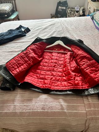 Cazadora Moto Guzzi Negra
