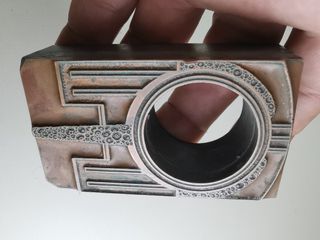 Plancha Cliche Grabado Imprenta Antigua