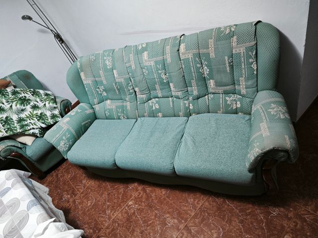 Tresillo: Sofá 3 plazas + 2 sillones