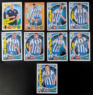 9 Cromos liga 2014-2015 Adrenalyn Deportivo Coruña